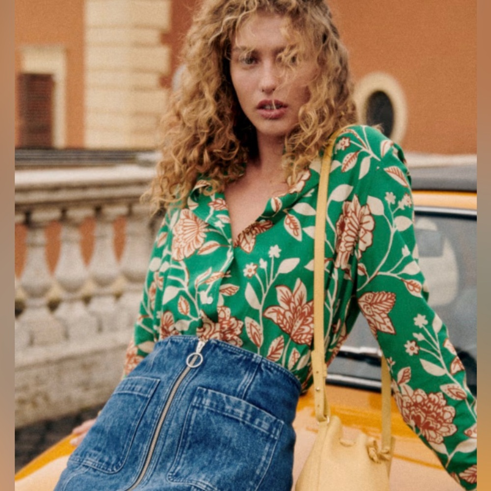 Sezane Pierro Shirt- size 34 (size 2)